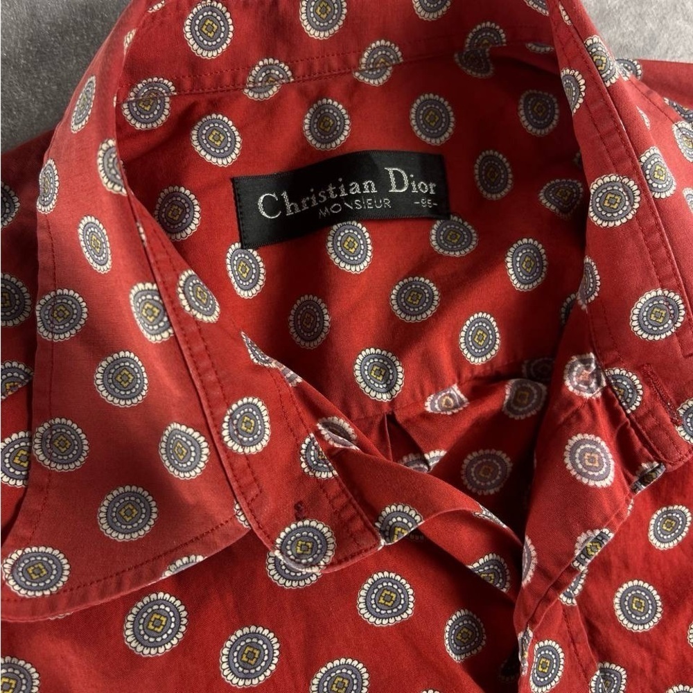 Vintage Christian Dior Monsieur Shirts M Size - Picture 4 of 4